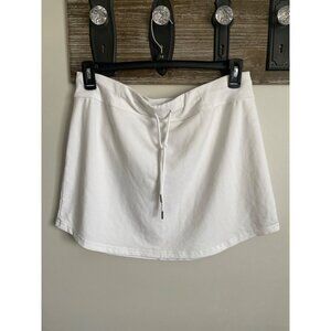 The Black Dog Womens White Tennis Skirt Size L